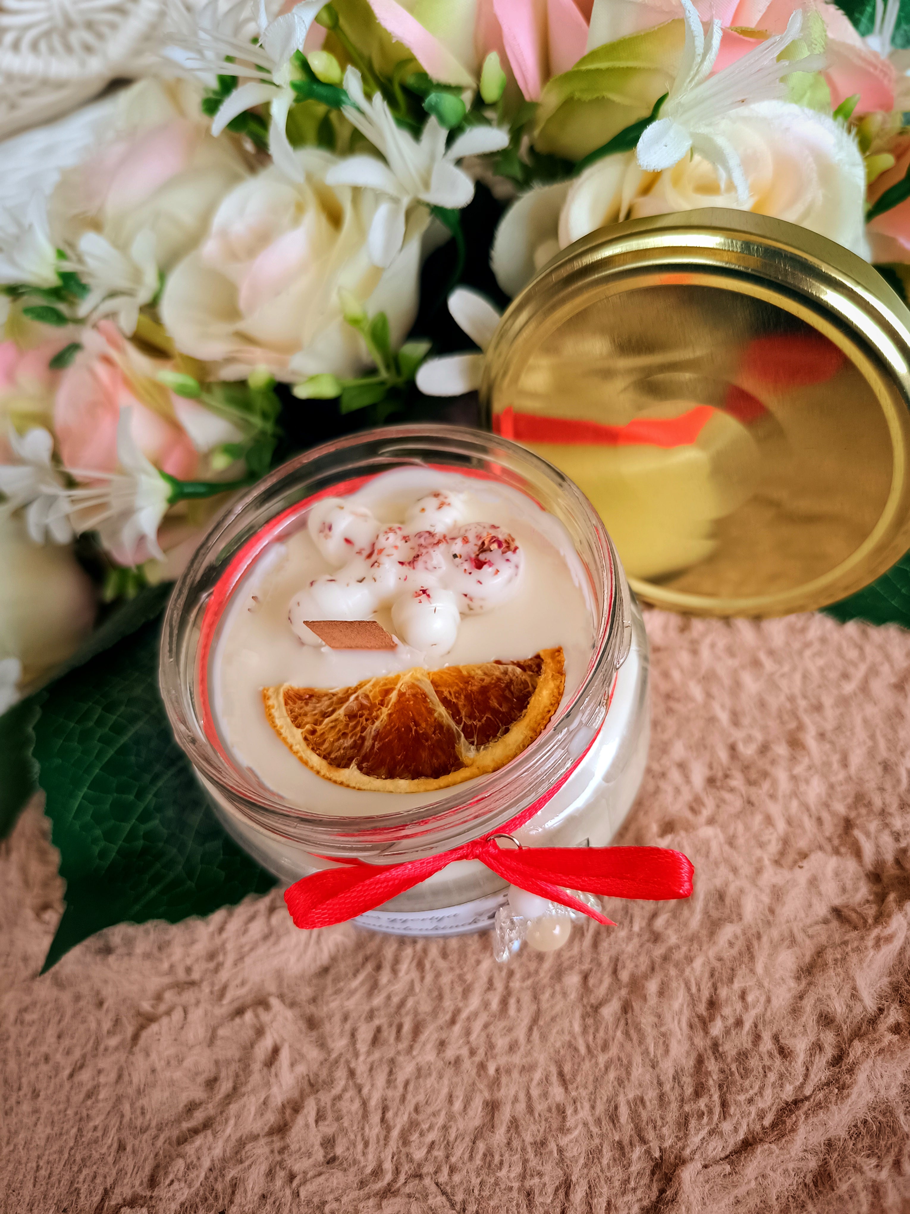 Karácsonyi puncs illatú gyertya